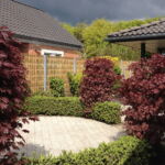 Pilen er her flettet på rivjern.