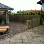 Vandret pilehegn kan laves i forskellige højder efter ønske.