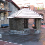 Et robust legehus flettet med 3-års pil i pilesorten Engelsk Viminalis.